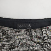 agnes b. ウール スカート グレー レディース アニエスベー【中古】5-0901T∞