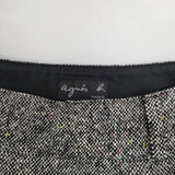 agnes b. ウール スカート グレー レディース アニエスベー【中古】5-0901T∞