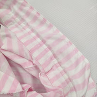 tricot COMME des GARCONS ボーダー TI-B015 サイズM 長袖シャツ AD2011 ピンク ホワイト レディース トリココムデギャルソン【中古】5-0411M♪