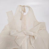 TENNE HANDCRAFTED MODERN 新品 定価38500円 オーガンジー ベスト 23SS ベージュ レディース テンハンドクラフテッドモダン【中古】5-0323M♪