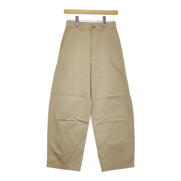 MARW UNITED ARROWS バルーンチノパンツ 34 バレルレッグ コクーン 定価12100円 ベージュ レディース マルゥユナイテッドアローズ【中古】5-0506M♪