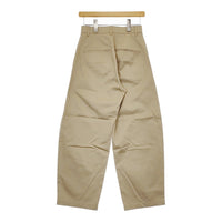 MARW UNITED ARROWS バルーンチノパンツ 34 バレルレッグ コクーン 定価12100円 ベージュ レディース マルゥユナイテッドアローズ【中古】5-0506M♪