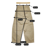 MARW UNITED ARROWS バルーンチノパンツ 34 バレルレッグ コクーン 定価12100円 ベージュ レディース マルゥユナイテッドアローズ【中古】5-0506M♪