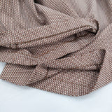 ALYSI イタリア製 ワイドパンツ ベルト付き 総柄 パンツ ブラウン ホワイト レディース アリジ【中古】5-0506M♪