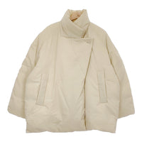 CLANE 新品 COCOON SHORT DOWN COAT 13103-0502 サイズ2 定価49500円 ダウンコート アイボリー レディース クラネ【中古】5-0213A♪