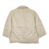 CLANE 新品 COCOON SHORT DOWN COAT 13103-0502 サイズ2 定価49500円 ダウンコート アイボリー レディース クラネ【中古】5-0213A♪