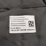 PASSIONE ジップダウンベスト 定価27500円 サイズ38 ベスト チャコールグレー レディース パシオーネ【中古】5-1102A◎