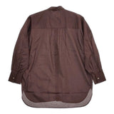 qualite レギュラーカラーシャツ 3245-00-10027 コットンローンドロップシャツ 長袖シャツ ブラウン レディース カリテ【中古】5-0326M∞