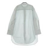 qualite バンドカラーチュニックブラウス 3244-00-10031 長袖シャツ コットン チュニック ライトグリーン レディース カリテ【中古】5-0420M△