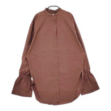 TODAYFUL Gather Sleeve Typewriter Blouse 12220405 定価19800円 付け襟 ブラウス シャツ ブラウン レディース トゥデイフル【中古】5-0506M♪