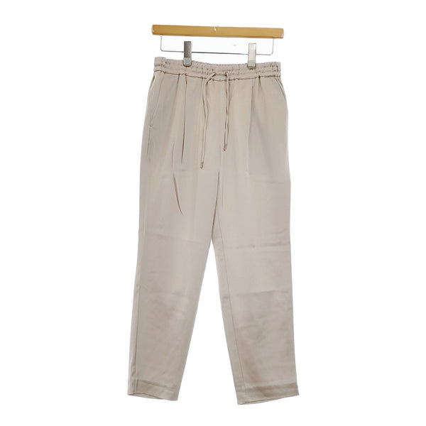 qualite 2WAYバックピーチタックパンツ 3245-00-50009 イージーパンツ パンツ ピンクベージュ レディース カリテ【中古】5-0420M△