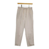 qualite 2WAYバックピーチタックパンツ 3245-00-50009 イージーパンツ パンツ ピンクベージュ レディース カリテ【中古】5-0420M△