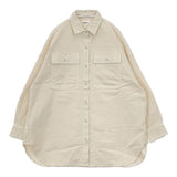 Healthy Denim HL15620 コーデュロイシャツ スーパービッグシャツ オーバーシャツ 長袖シャツ アイボリー レディース ヘルシーデニム【中古】5-0924T∞