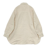 Healthy Denim HL15620 コーデュロイシャツ スーパービッグシャツ オーバーシャツ 長袖シャツ アイボリー レディース ヘルシーデニム【中古】5-0924T∞