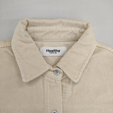 Healthy Denim HL15620 コーデュロイシャツ スーパービッグシャツ オーバーシャツ 長袖シャツ アイボリー レディース ヘルシーデニム【中古】5-0924T∞