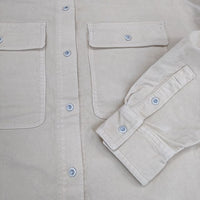 Healthy Denim HL15620 コーデュロイシャツ スーパービッグシャツ オーバーシャツ 長袖シャツ アイボリー レディース ヘルシーデニム【中古】5-0924T∞