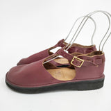 AURORA SHOES 新品 West Indian T-Strap ウエストインディアン 定価33000円 サイズ6.5C バーガンディ シューズ・靴 ボルドー レディース オーロラシューズ【中古】5-0301G◎