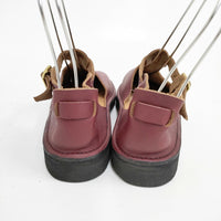 AURORA SHOES 新品 West Indian T-Strap ウエストインディアン 定価33000円 サイズ6.5C バーガンディ シューズ・靴 ボルドー レディース オーロラシューズ【中古】5-0301G◎