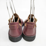 AURORA SHOES 新品 West Indian T-Strap ウエストインディアン 定価33000円 サイズ6C バーガンディ シューズ・靴 ボルドー レディース オーロラシューズ【中古】5-0301G◎