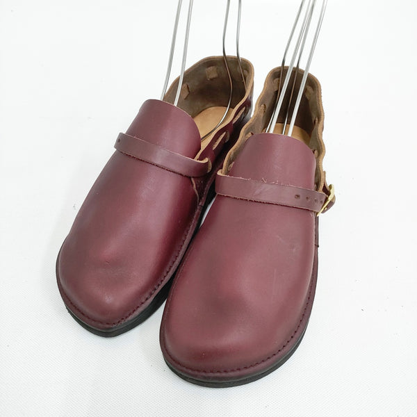 AURORA SHOES 新品 Middle English ミドルイングリッシュ 定価37400円 サイズ6.5D シューズ・靴 ボルドー レディース オーロラシューズ【中古】5-0301G◎