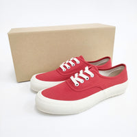 DOEK SHOE INDUSTRIES 新品 DOEK OXFORD スニーカー 22cm 定価14300円 スニーカー レッド レディース ドゥックシューインダストリーズ【中古】5-0306G◎