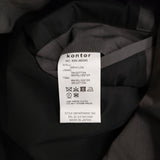 kontor 新品 ナイロンカバーオールジャケット 定価49500円 サイズ2 カバーオール 24AW グレー メンズ コントール【中古】5-0213M♪