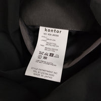 kontor 新品 KON-JK01243 ナイロンカバーオールジャケット 定価49500円 サイズ3 ジャケット 24AW グレー メンズ コントール【中古】5-0213M♪