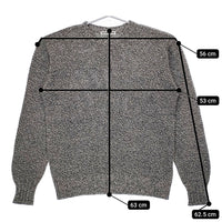 KAPTAIN SUNSHINE 新品 Scottish Lambs Wool Crewneck Pullover 36 セーター ニット 23AW ブラック キャプテン サンシャイン【中古】5-0213T♪