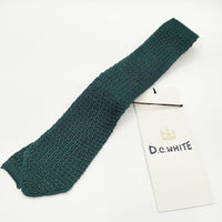 D.C.WHITE 新品 アローニットタイ シルク Arrow knit Tie 定価14300円 ネクタイ グリーン メンズ ディーシーホワイト【中古】5-0510G∞