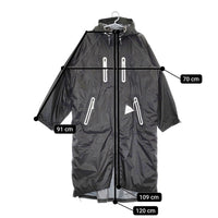 and wander 未使用 fly rain long coat フライレインロングコート S/M 定価77000円 コート 24SS ブラック メンズ アンドワンダー【中古】5-0213M♪