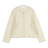 style+confort tricot ウール カーディガン オフホワイト レディース スティールエコンフォール【中古】5-0924T∞
