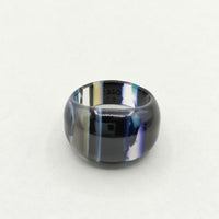 KISSO Dirocca Ring DIROCCA ラウンドリング リング・指輪 約12号 ブラック系 レディース キッソオ【中古】5-0330G∞