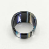 KISSO Dirocca Ring DIROCCA ラウンドリング リング・指輪 約12号 ブラック系 レディース キッソオ【中古】5-0330G∞