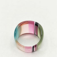 KISSO Dirocca Ring DIROCCA ラウンドリング リング・指輪 約12号 ピンク クリア レディース キッソオ【中古】5-0330G∞