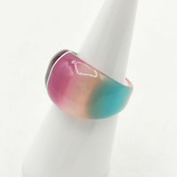 KISSO Dirocca Ring DIROCCA ラウンドリング リング・指輪 約12号 ピンク クリア レディース キッソオ【中古】5-0330G∞