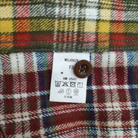 BIG JOHN CRAZY FLANNEL SHIRT JACKET ネル チェック 切替 定価30800円 ジャケット 24AW クレイジーパターン メンズ ビッグジョン【中古】5-0213T♪