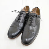 MARGARET HOWELL プレミアムライン レザーレースアップシューズ 35サイズ 05100 シューズ・靴 ブラック レディース マーガレットハウエル【中古】5-1203G◎