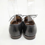 MARGARET HOWELL プレミアムライン レザーレースアップシューズ 35サイズ 05100 シューズ・靴 ブラック レディース マーガレットハウエル【中古】5-1203G◎
