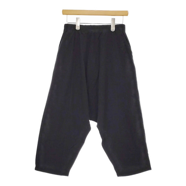 evam eva cotton sarrouel pants 定価25300円 E221T087 サルエルパンツ ブラック レディース エヴァムエヴァ【中古】5-0506M♪