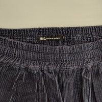 nicholson and nicholson HAKAMA-BB コットン コーデュロイ イージー パンツ ネイビー レディース ニコルソンアンドニコルソン【中古】5-0924T∞