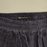 nicholson and nicholson HAKAMA-BB コットン コーデュロイ イージー パンツ ネイビー レディース ニコルソンアンドニコルソン【中古】5-0924T∞