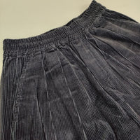 nicholson and nicholson HAKAMA-BB コットン コーデュロイ イージー パンツ ネイビー レディース ニコルソンアンドニコルソン【中古】5-0924T∞