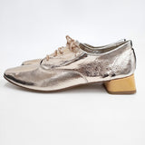 repetto MARK OXFORD SHOES パテント エナメル ヒール付き サイズ40 シューズ・靴 ピンクゴールド レディース レペット【中古】5-0306G◎