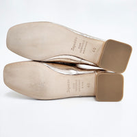 repetto MARK OXFORD SHOES パテント エナメル ヒール付き サイズ40 シューズ・靴 ピンクゴールド レディース レペット【中古】5-0306G◎