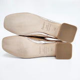 repetto MARK OXFORD SHOES パテント エナメル ヒール付き サイズ40 シューズ・靴 ピンクゴールド レディース レペット【中古】5-0306G◎