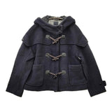 mina perhonen nordic moss ショート丈 ta6471 ダッフルコート ネイビー レディース ミナペルホネン【中古】5-0812T△