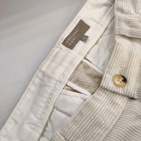 MARGARET HOWELL 578-7242005 コーデュロイ コットン サイズ2 シンチベルト パンツ アイボリー レディース マーガレットハウエル【中古】5-0812T△