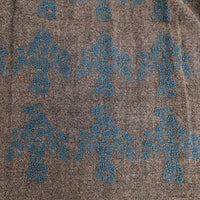 mina perhonen ra5876 odyssey ウールコットン 刺繍 スカート グレー レディース ミナペルホネン【中古】5-0924T∞