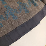 mina perhonen ra5876 odyssey ウールコットン 刺繍 スカート グレー レディース ミナペルホネン【中古】5-0924T∞