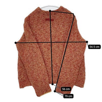 Pal'las Palace PKP0-3922D ウール混 セーター ニット オレンジ レディース パラスパレス【中古】5-0924T∞